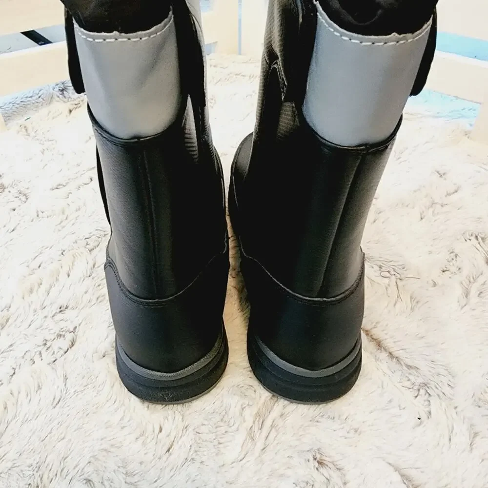 LANDS END NEW BLACK RAINBOOT SIZE 5M